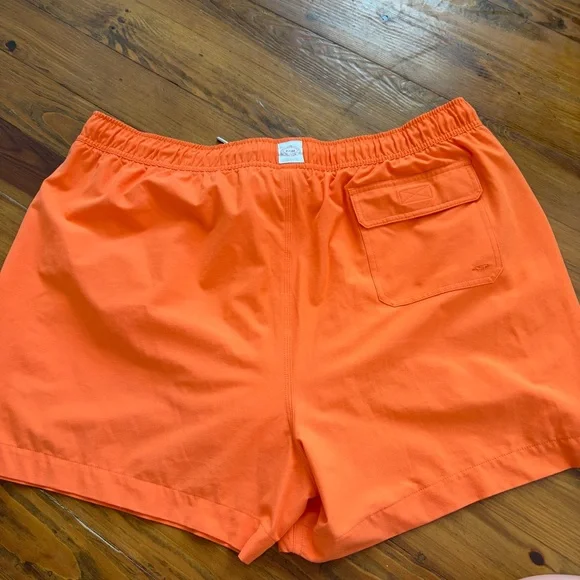 Brooks Brothers NEW Swim Trunks Shorts Orange Size XXL NWOT